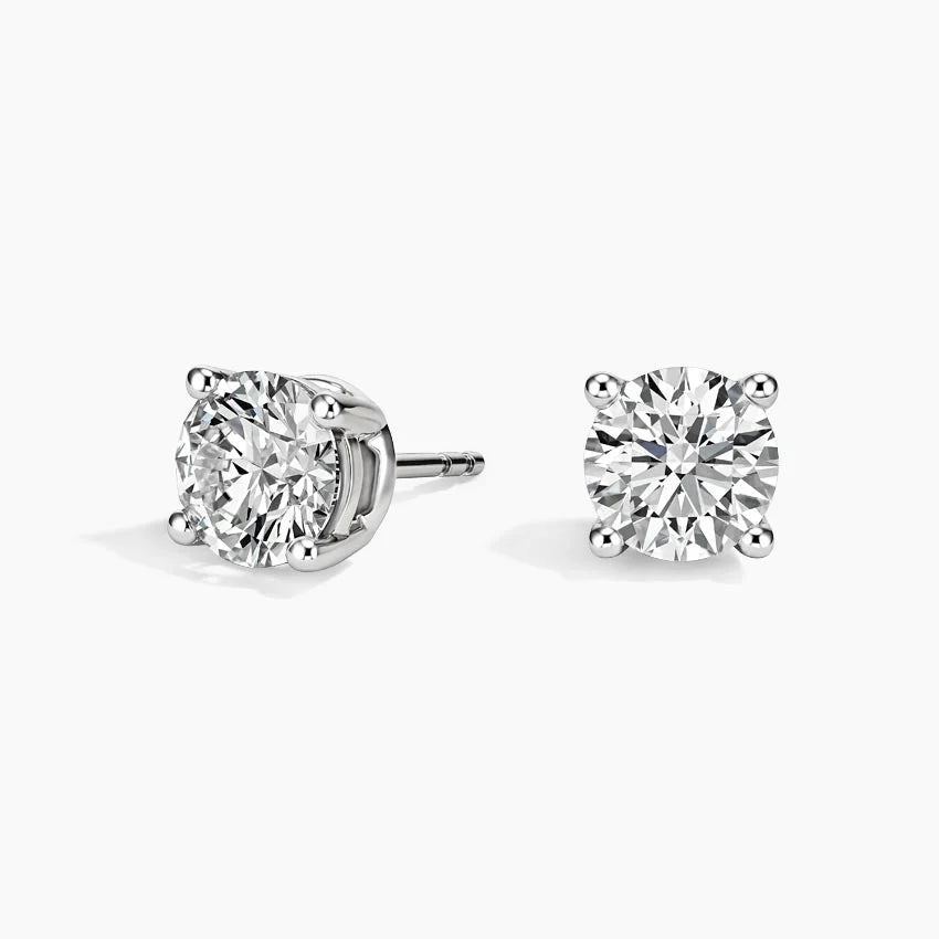 Round brilliant lab diamond face up, IGI certified, Draco Diamond