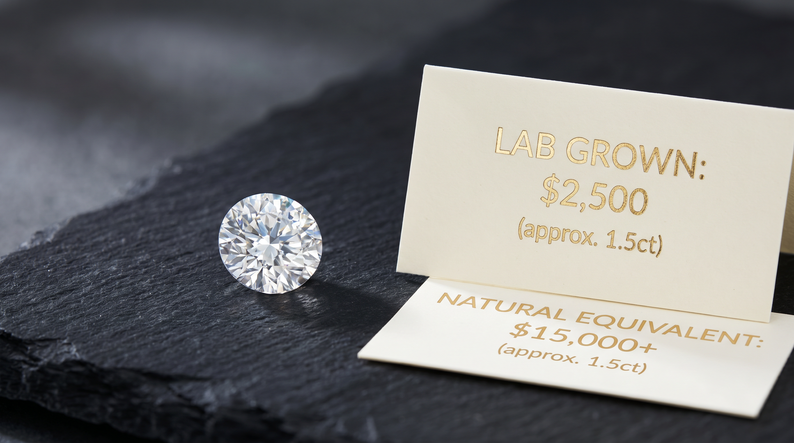 Lab grown diamond vs natural diamond price comparison 2026 Draco Diamond Canada