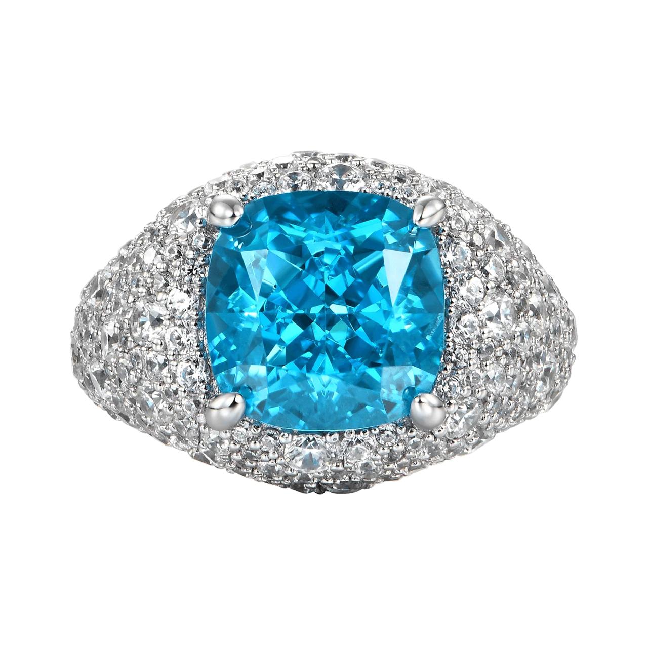 9.03ct Lab Diamond Ring | 10K white gold | IGI certified lab diamond