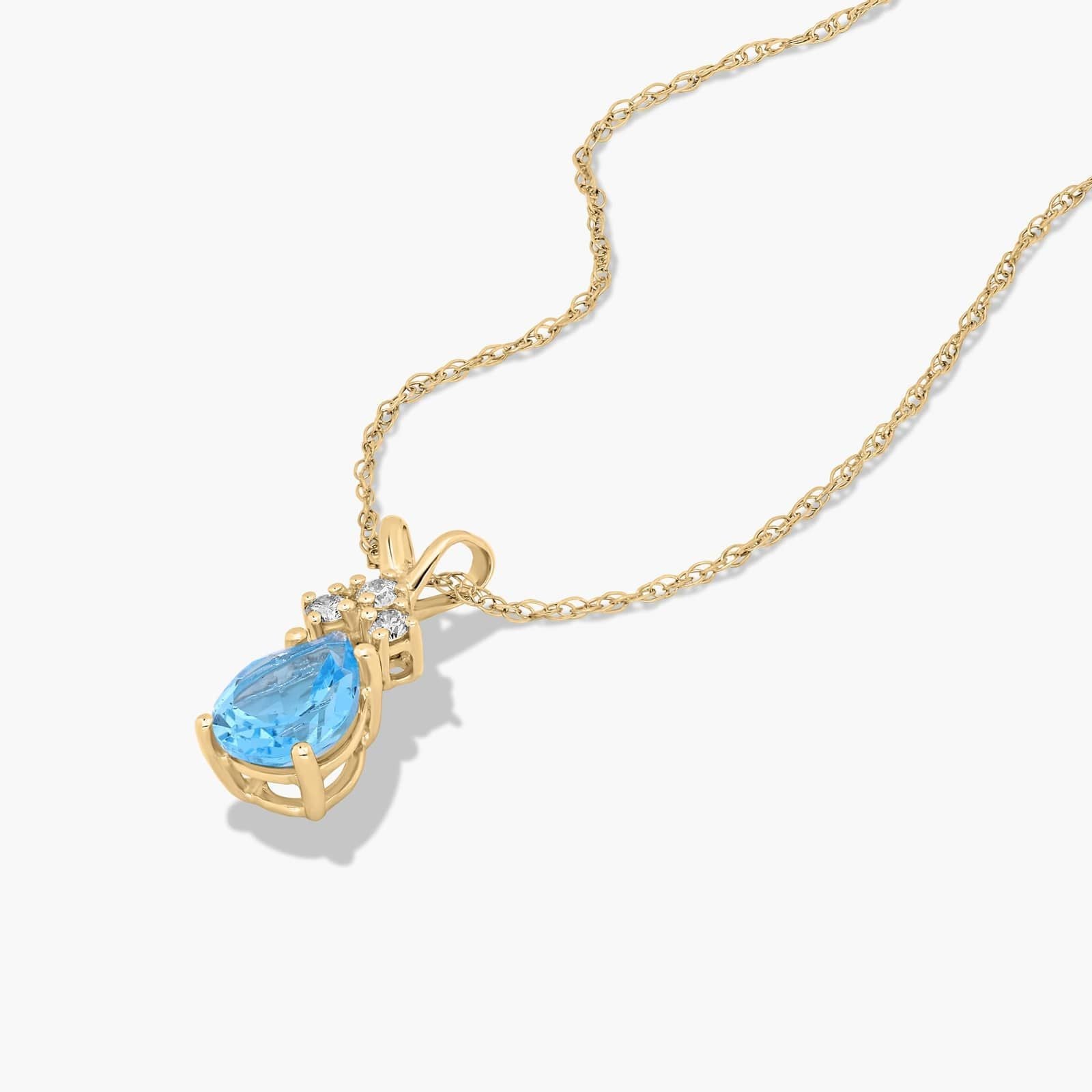 2.3ct Lab Diamond Pendant on model | styled 10K white gold pendant