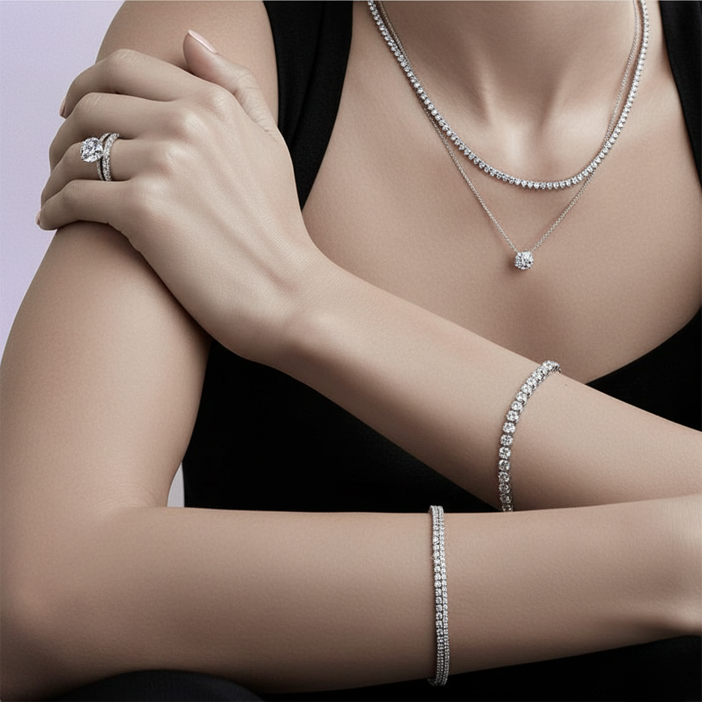 Round Diamond Tennis Bracelet