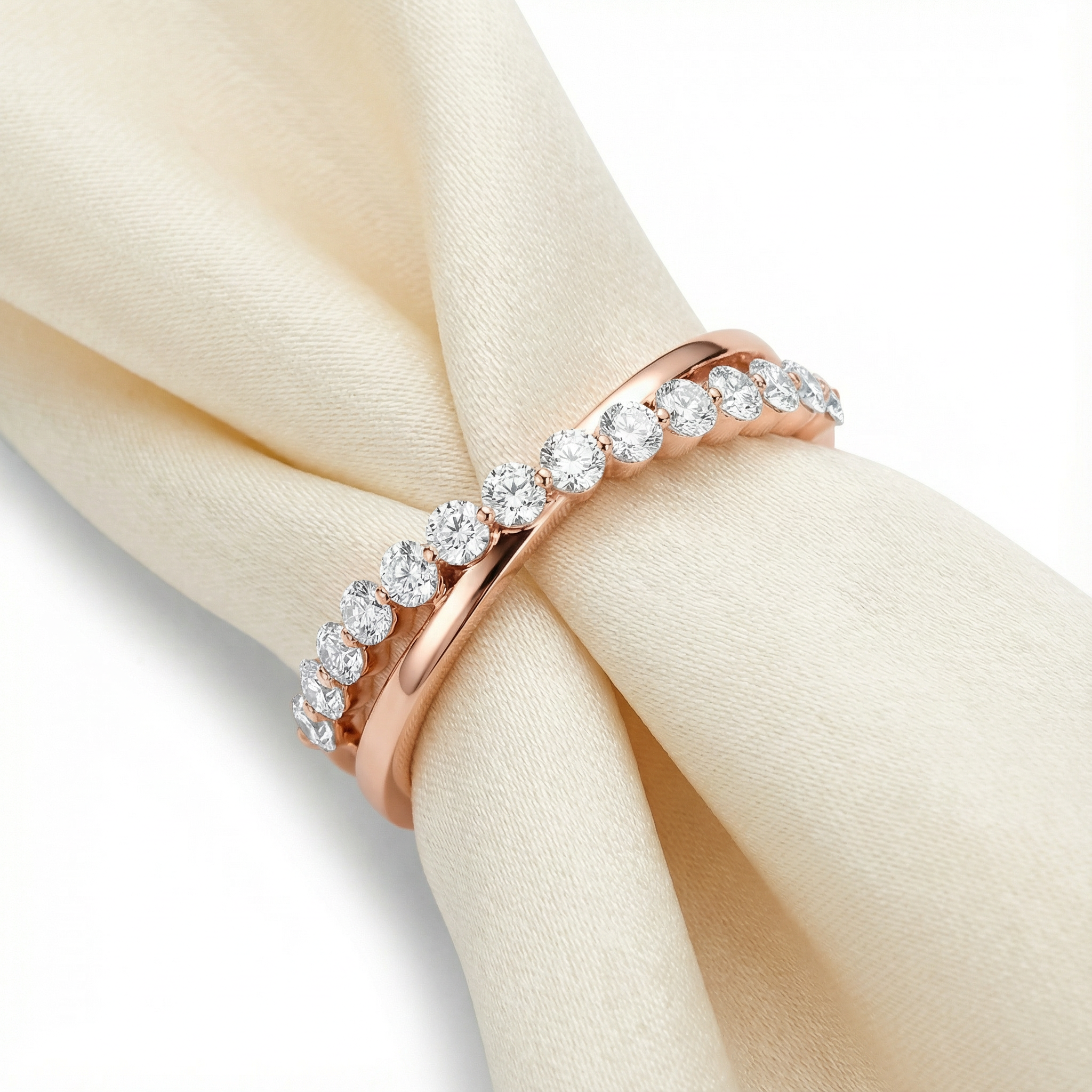 Women's 0.35ct Lab Diamond Stackable Band packaging, Draco Diamond fine jewelry