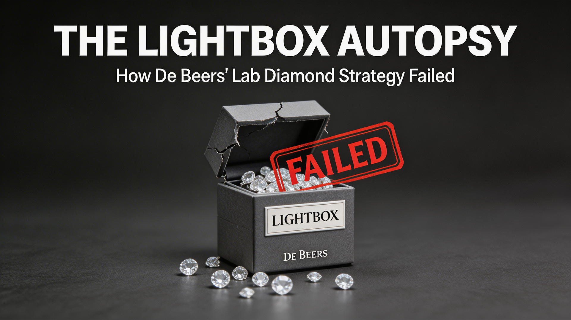 The Lightbox Autopsy 2026 | Why De Beers Lab Grown Failed