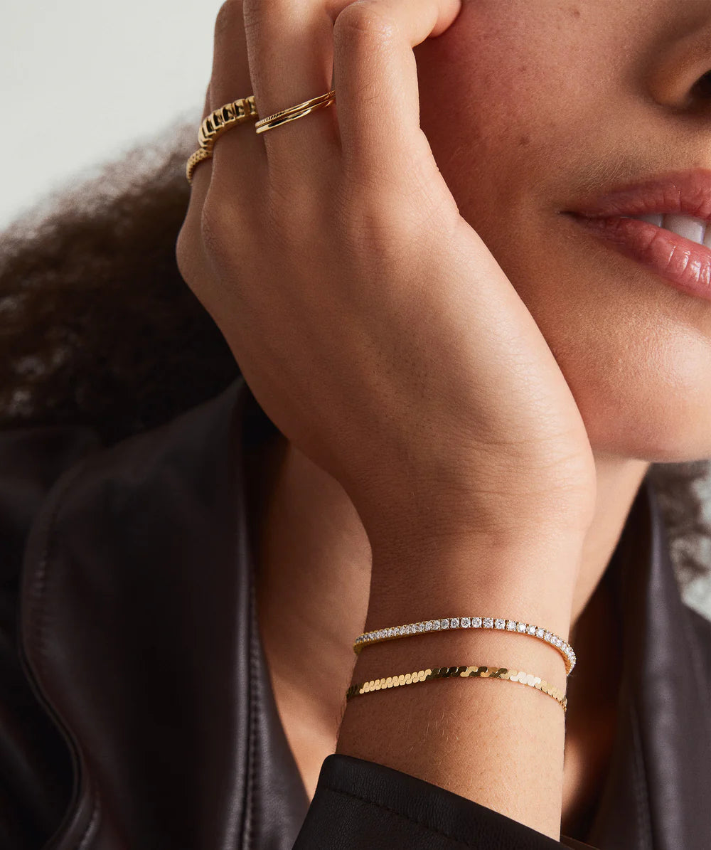 3.00ctw VS2+ Lab Diamond Tennis Bracelet in 14K White Gold | Draco Diamond