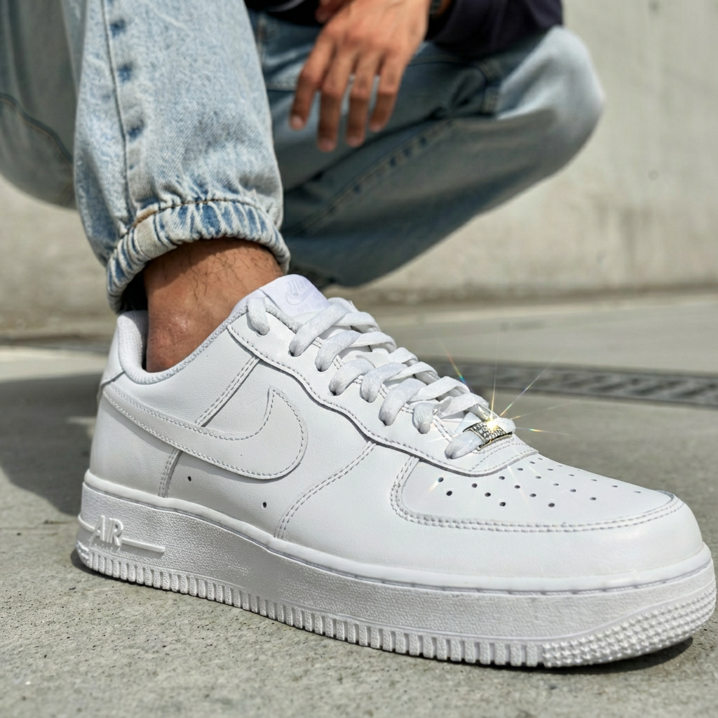 0.50ct Lab Diamond Shoelace Buckles – VS1 DEF Certified – Premium Sneaker Lace Lock – Draco Diamond Street Luxury