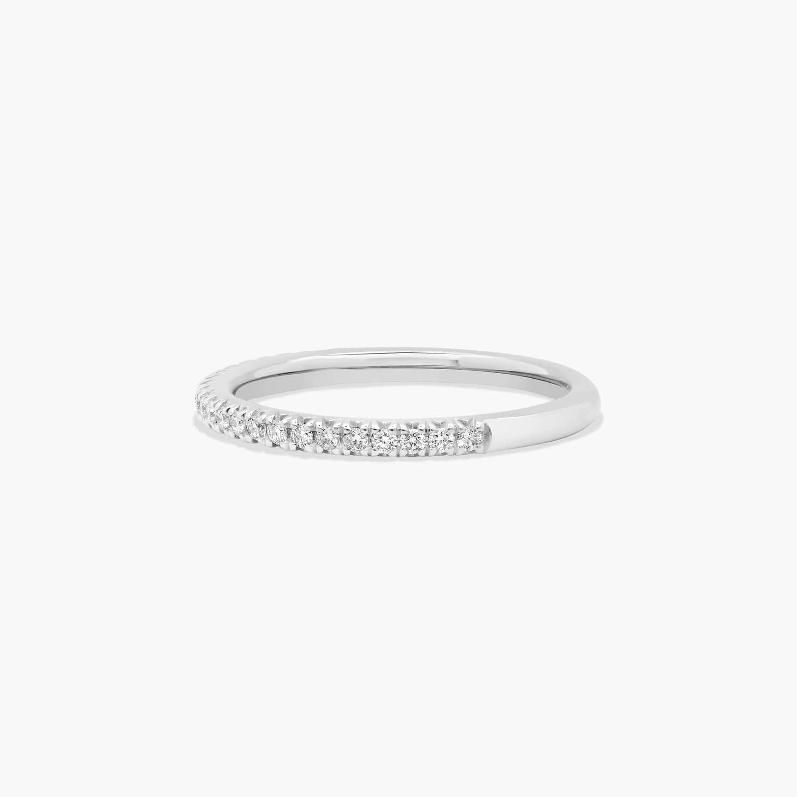 0.18ct lab diamond ring clasp and setting detail | 10K gold