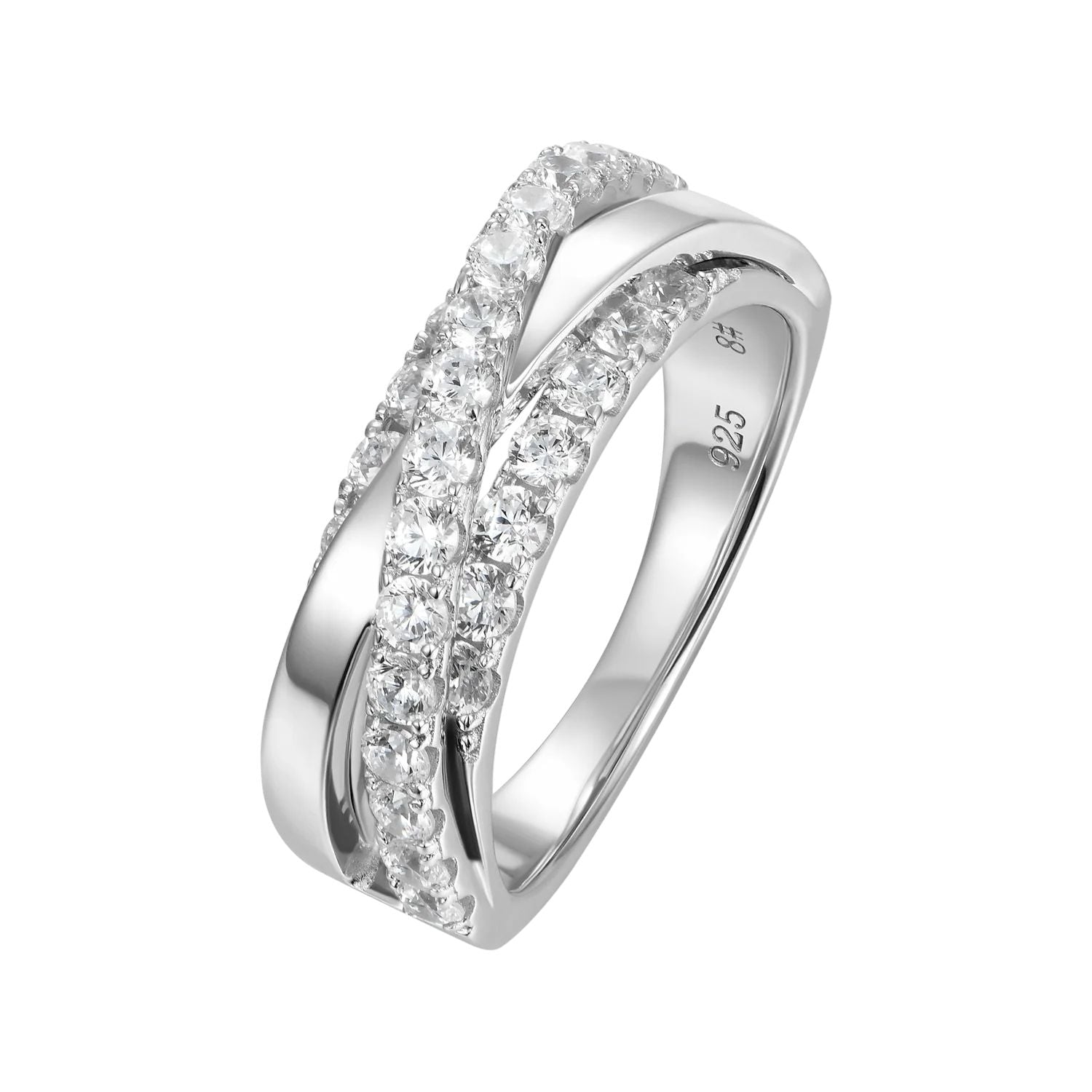 2.3ct Lab Diamond Band side profile | lab diamond detail