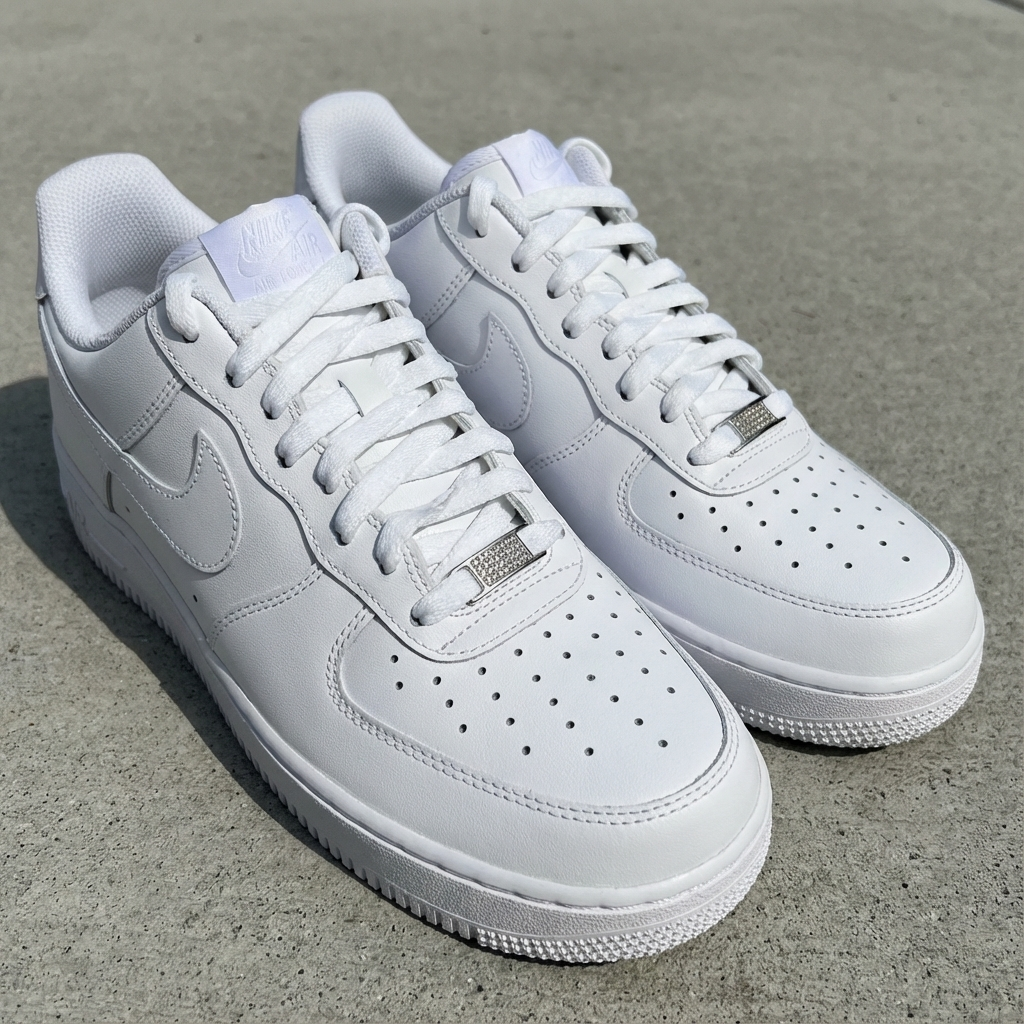 0.50ct Lab Diamond Shoelace Buckles – VS1 DEF Certified – Premium Sneaker Lace Lock – Draco Diamond Street Luxury