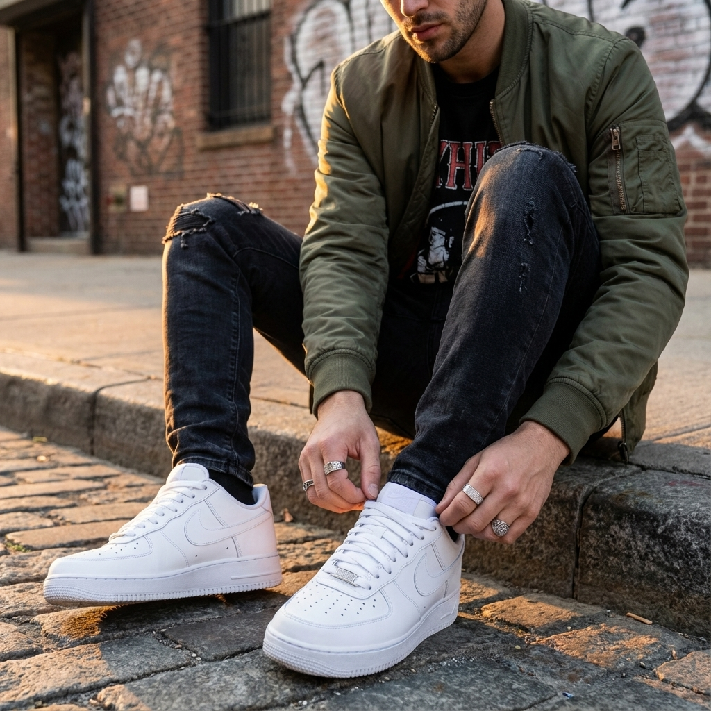 0.50ct Lab Diamond Shoelace Buckles – VS1 DEF Certified – Premium Sneaker Lace Lock – Draco Diamond Street Luxury