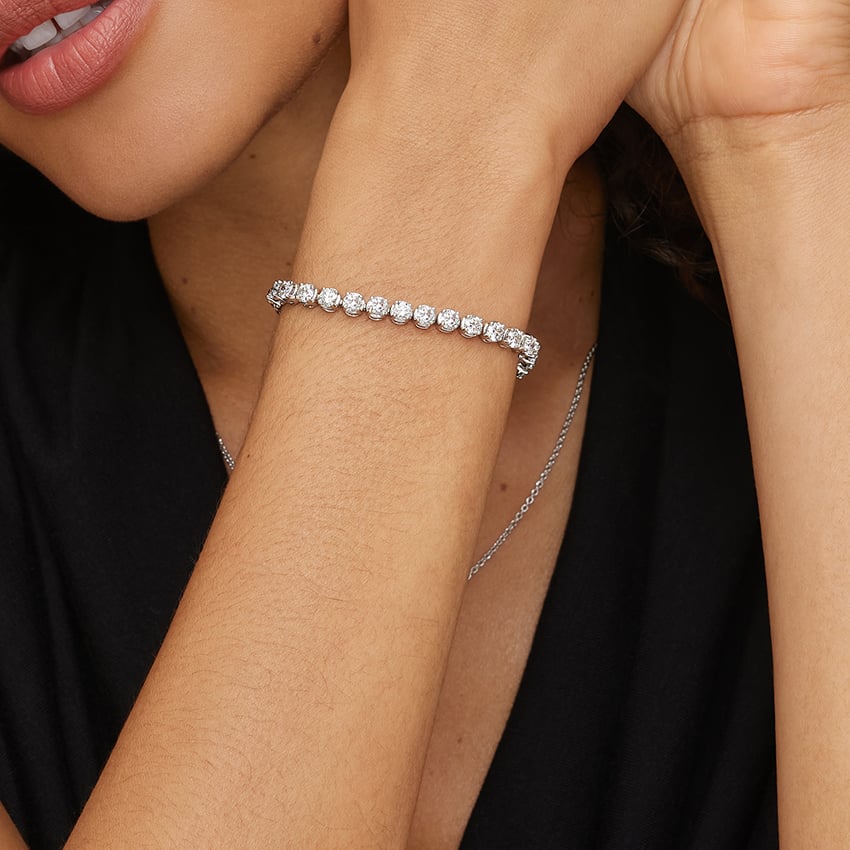 Round Diamond Tennis Bracelet