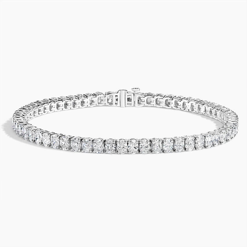 Oval Diamond Tennis Bracelet