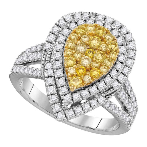 1.2ct Lab Grown Yellow Diamond Fashion Ring | Silver, 10K-18K Gold & Platinum | Draco Diamond by Draco Diamond