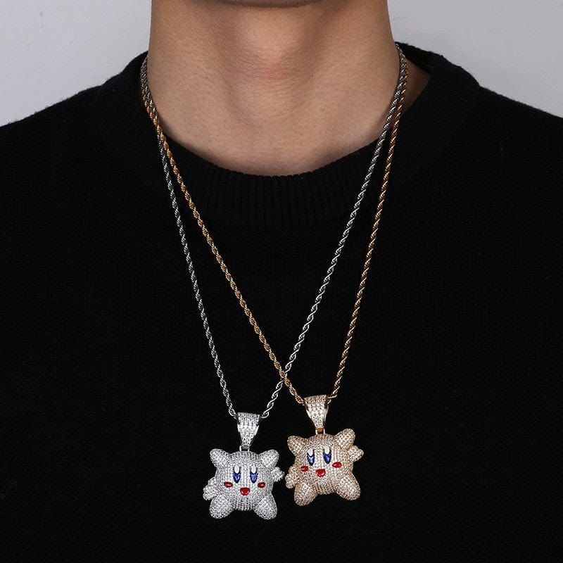 8.25ct Lab Diamond Gaming Pendant | IGI Certified VS+ | 10K White Gold