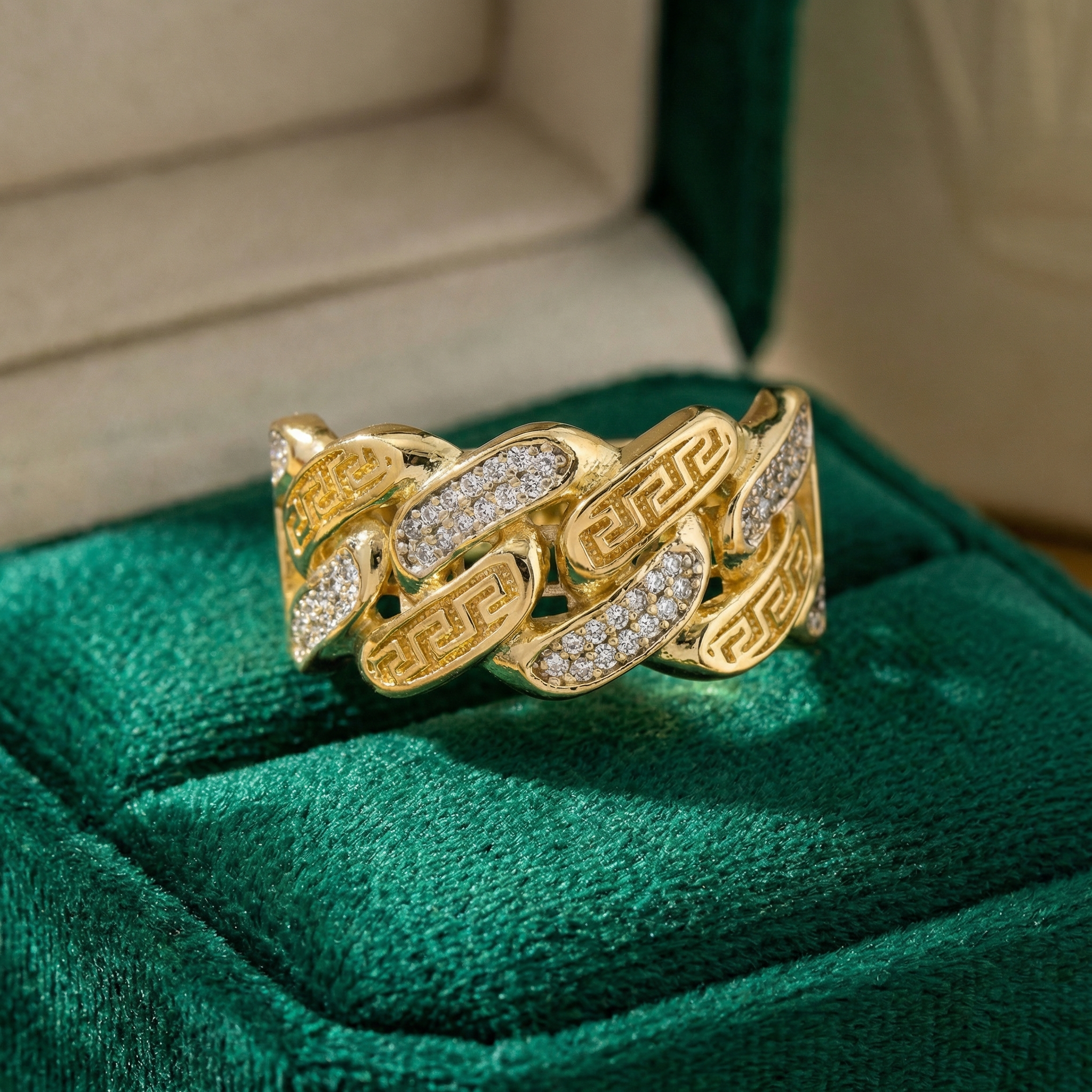 Cuban Link Lab Diamond Ring 0.30ct packaging | Draco Diamond fine jewelry